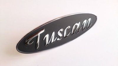 画像1: ブートバッヂ（SILVER） TUSCAN