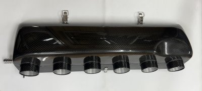 画像1: カーボンファイバー　SPEEDSIXエアボックス　ファンネル付き
