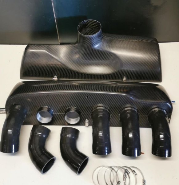 画像10: カーボンファイバー　SPEEDSIXエアボックス　ファンネル付き (10)